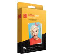 Kodak 2"x3" Premium Zink Photo Paper (20 Sheets) Compatible with Kodak Smile, Ko