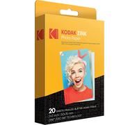 Kodak 2"x3" Premium Zink Photo Paper (20 Sheets) Compatible with Kodak Smile, Kodak Step, PRINTOMATIC