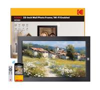 KODAK 23.8" X-Large WiFi Digital Picture Frame - 1920x1080 FHD IPS Display with 32GB Storage, Auto-Rotate, Remote Control, Wall Mountable, Work with Alexa, for Family