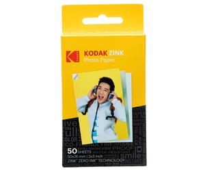 KODAK 2x3 Premium Sticky-Backed ZINK Photo Paper (50 Sheets) - Compatible With