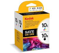 Kodak 3949948 Genuine 10B/ 10C Ink Cartridge Combo Pack - Black/ Colour (425/ 420 Pages)