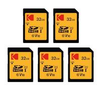KODAK 5 x Ultra High Speed SDHC Memory Cards - 32GB