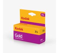 Kodak 6033971 Gold 200 Film (Purple/Yellow) - 3 Rolls - 24 Exposures Per Roll