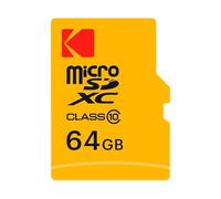 Kodak 64GB Class 10 MicroSD Memory Card with SD Adapter