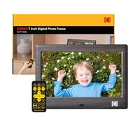 KODAK 7 Inch Digital Photo Frame, Electronic Photo Frame, IPS Screen, Photo/Music/Video Player/Calendar/Alarm, Supports USB or SD Card, Automatic Rotating, with Remote Control