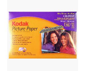 Kodak 8430555 040 Picture Paper 1UP High Glossy 10x15 Borderless - 190 g/m²
