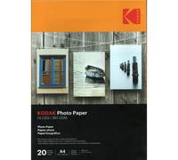 Kodak A4 Gloss Photo Paper Premium Printer Paper for Inkjet Printers A4-180gsm [20 Sheets]