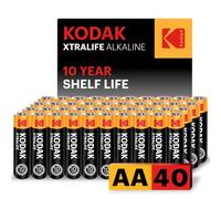 KODAK AA Alkaline Batteries (40 Pack) Double A Battery, LR6 1.5V