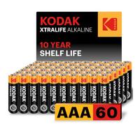 KODAK AAA Alkaline Batteries (60 Pack) Triple A Battery, LR03 1.5V