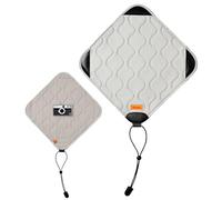KODAK Camera Protective Wrap - Size M 31x31cm, Water-Resistant, Anti-Scratching & Dust-Free Cloth for Mirrorless, Compact Cameras & Prime Lenses (Light Grey) [ONE item]