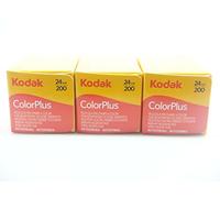 Kodak ColorPlus 200 ASA 35mm 24 Exposure Colour Film (Pack of 3)