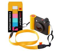 KODAK Deluxe Neck Strap Color Kit, Comfortable & Detachable Camera Straps, Compatible Smile + Instant Camera, 6 Color Pack (White, Black, Pink, Green, Blue, and Hot Pink)