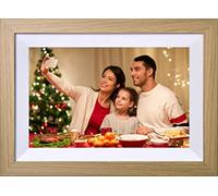 KODAK Digital Photo Frame, 10 inch, Touchscreen, WiFi enabled, Resolution 1280 * 800 16:10, Built in 32GB memory, Burlywood Frame, photo, music, video, weather, calendar, clock, alarm