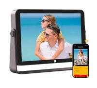 KODAK Digital Photo Frame, 10 inch WiFi Digital Picture Frame, Built-in Battery and 64GB Memory, HD IPS Touchscreen, Automatic Rotation, Weather, Share Pictures, Music and Videos via App, Email or USB