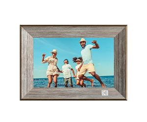 KODAK Digital Photo Frame 10 inch, WiFi Digital Picture Frame with 32GB Internal Memory, HD IPS Touchscreen, Classic Wood Electronic Digital Frame, Share Picture and Video Instantly via USB or App