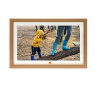 KODAK Digital Photo Frame, 15.6 inch, Touch Screen, WiFi enabled, Resolution 1920 * 1080 16:9, Built in 32GB memory, Burlywood Frame, photo, music, video, weather, calendar, clock, alarm