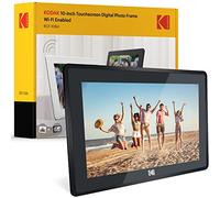 Kodak Digital Photo Frame with 10" Touchscreen, Wi-Fi Enabled with 16GB Internal Memory, HD Photo Display and Music/Video Support, More Clock Updates,