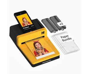 KODAK Dock Era 4x6'' Desktop Photo Printer, 50 Sheets, Docking & Bluetooth Smartphone Printer for iOS & Android, Instant Color Prints, 4PASS Dye Sublimation