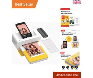 Kodak Dock Plus 4PASS Instant Photo Printer 4x6 + 10 Sheets - Instant Memories