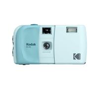 KODAK EC35 35mm Film Camera 35mm, Reusable, Focus-Free, Built-in Flash, Slide Cover, Beginner Friendly (Film & AA Battery are not Included) (Single, Powder Blue)