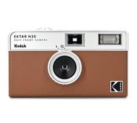 KODAK EKTAR H35 Half Frame Film Camera - Brown | Reusable 35mm Focus-Free