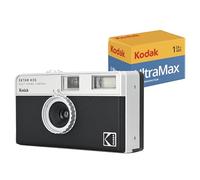 Kodak EKTAR H35 Half Frame 35mm Camera, Reusable, Focus-Free, Lightweight, Easy to Use (AAA Battery Not Included) (Black, Bundle with 24-Exposure Film)