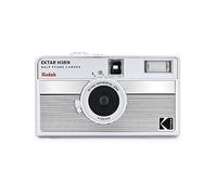 KODAK EKTAR H35N Half Frame Film Camera, 35mm, Reusable, Focus-Free, Bulb Function, Built-in Star Filter, Coated Improved Lens (Film & AAA Battery are not Included) (Striped Silver)