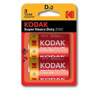 Kodak Extra Heavy Duty Zinc Lr20 Alkaline Batteries 2 Units