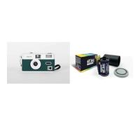 KODAK F9 - Rechargeable Camera Ultra F9-35mm - Night Green + GT PHOTO Color Retro Film 35mm - 24 Exposures