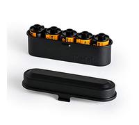 KODAK Film Case - for 5 Rolls of 35mm Films - Compact, Retro Steel Case to Sort and Safeguard Film Rolls (Black) (Film is not Included)