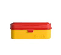 KODAK Film Case - for 5 Rolls of 35mm Films - Compact, Retro Steel Case to Sort and Safeguard Film Rolls (Red) (Film is not Included)