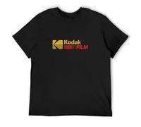 Kodak Film T-Shirt Printed Tee Graphic Top for Men Shirt Men T-Shirt Black 3XL