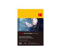 Kodak Fine Art Smooth A4 210x297mm Premium Matte Photo Inkjet Paper - 20 Sheets