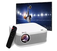 KODAK FLIK X10 Full HD Multimedia Projector Kit | 1080p Mini Compact Portable Home Theater System Bundle with 100” Projection Screen, Remote Control, Tripod Stand, HDMI Cable, Hooks & Carry Case
