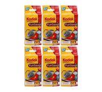 KODAK FunSaver 800 ISO Disposable Camera with Flash - Pack of 6