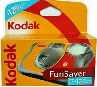 Kodak Fun Saver Disposable Single Use Camera with Flash - 39 Pictures / Exposures - Value 3 Pack