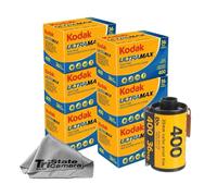 Kodak GC/UltraMax 400 35mm Color Negative Film (6-Pack) - 36 Exposures per Roll, ISO 400, Daylight-Balanced Print Film + TSC Microfiber Cloth