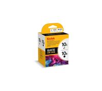 Kodak Genuine 10B/ 10C Ink Cartridge Combo Pack - Black/ Colour (425/ 420 Pages)
