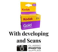 Kodak Gold 200 35mm 24 Exp Twin Pack - With Developing And High Res Scans