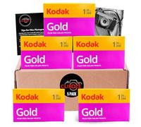 35mm Film Bundle with Kodak Gold 200 35mm 36 EXP Camera Film x5 and Clikoze Camera Film Photography Tips Card