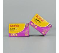 Kodak Gold 24exp 200asa 35mm film twin pack exp 08/2025 out of date.