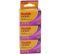 Kodak Gold 36 Exhibitions - Pack of 3 - Medium Speed Colour Negative Films, Yel