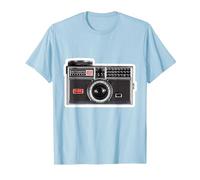Kodak INSTAMATIC Camera Design T-Shirt, Men, Baby Blue, 3X-Large