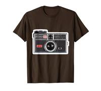 Kodak INSTAMATIC Camera Design T-Shirt, Men, Brown, Small