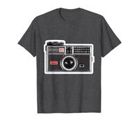 Kodak INSTAMATIC Camera Design T-Shirt, Men, Dark Heather Grey, 3X-Large
