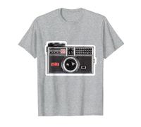 Kodak INSTAMATIC Camera Design T-Shirt, Men, Heather Grey, Large