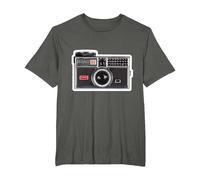 Kodak INSTAMATIC Camera Design T-Shirt, Men's Big and Tall, Asphalt Grey, 2X Tall