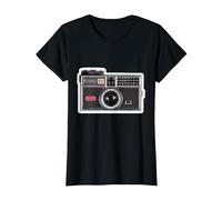 Kodak INSTAMATIC Camera Design T-Shirt, Women, Black, X-Large