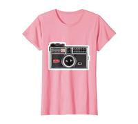 Kodak INSTAMATIC Camera Design T-Shirt, Women, Pink, 3X-Large