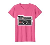 Kodak INSTAMATIC Camera Design T-Shirt, Women, Pink Heather, Medium